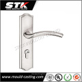 Poignée de verrouillage de porte en alliage de zinc avec placage (STK-ZDL0014)